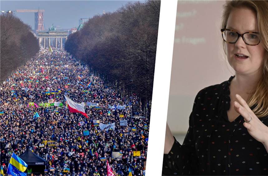 Demo in Castrop angemeldet: Protest gegen Russlands Krieg in der Ukraine Die SPD-Landtagsabgeordnete Lisa Kapteinat hat eine Friedens-Demo in Castrop-Rauxel angemeldet.