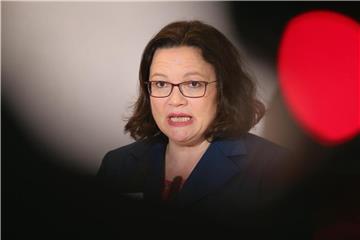 Die SPD-Vorsitzende Andrea Nahles kritisiert die Verteidigungsministerin. Foto: Wolfgang Kumm