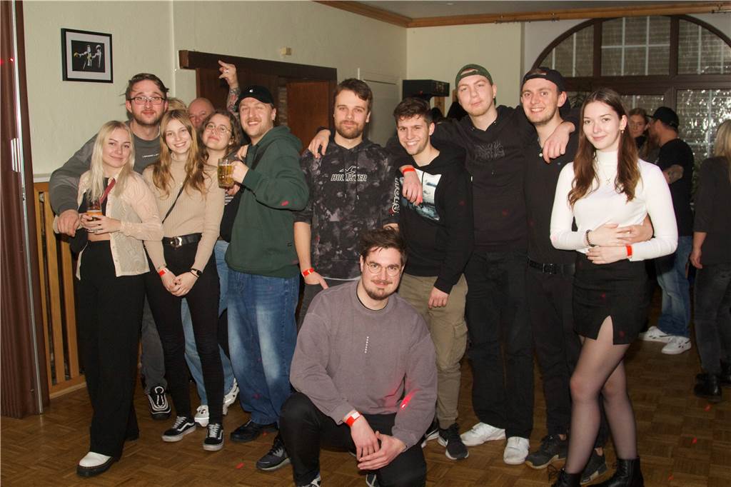 Spektrum-Party im Haus Rüther in Dingen