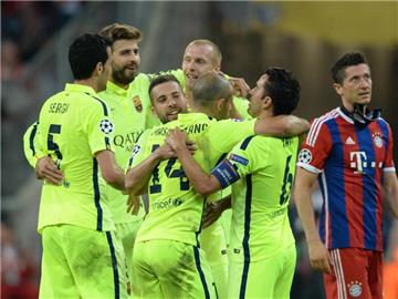 Die Spieler vom FC Barcelona wollen ihre Finalsiegesserie fortsetzen. Foto: Sven Hoppe