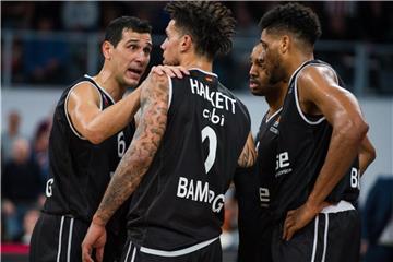 Die Spieler von Brose Bamberg feierten einen souveränden Sieg gegen Panathinaikos. Foto: Nicolas Armer