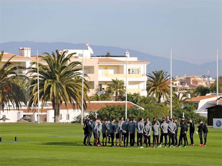 RB-Leipzig-Profis kehren mit Erkenntnissen heim Die Spieler von RB Leipzig bestritten im Trainingslager in Portugal zwei Testspiele. Foto: Jan Woitas
