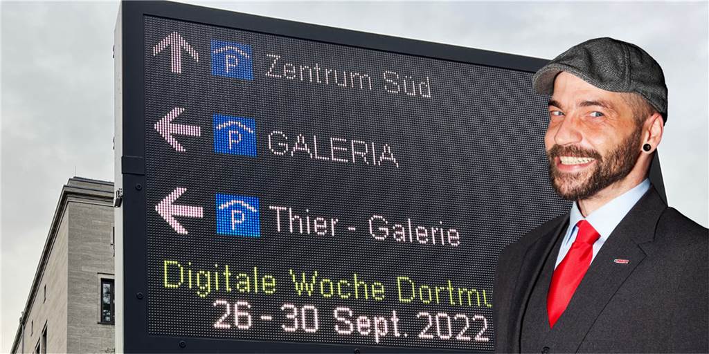 Politiker will Dortmunds Namen ändern: „Dortmund - Stadt des Parkleitsystems“ Die Stadt Dortmund hat ein Parkleitsystem in der Innenstadt installiert. Erweiterungen im Stadtgebiet folgen. Olaf Schlösser und die im Rat vertretene Partei "Die Partei" haben ein eigenen Vorschlag, wie mit dem Parkleitsystem umzugehen wäre.