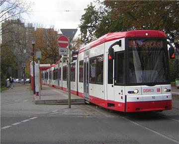 Die Stadtbahn-Haltestelle Wittener Straße