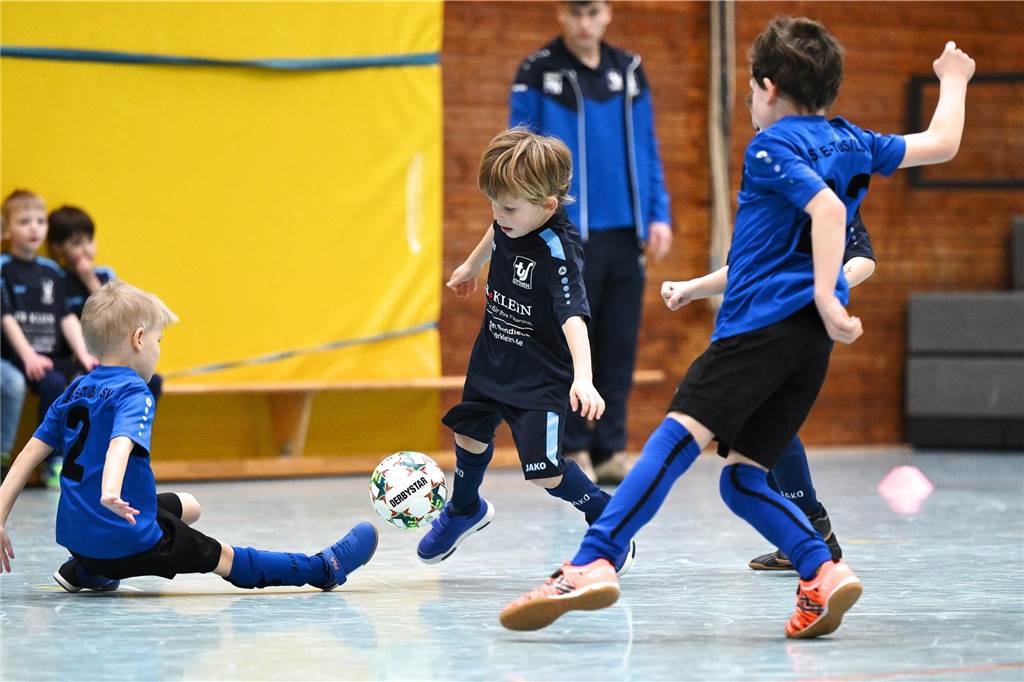 Die Stadtmeisterschaft der G-Junioren wurde wieder als Spielfest ausgetragen. Mit dabei waren Teams des TuS Haltern am See, TuS Sythen, SV Hullern, BW Lavesum, SV Bossendorf und JSG ETuS/Lippramsdorf.