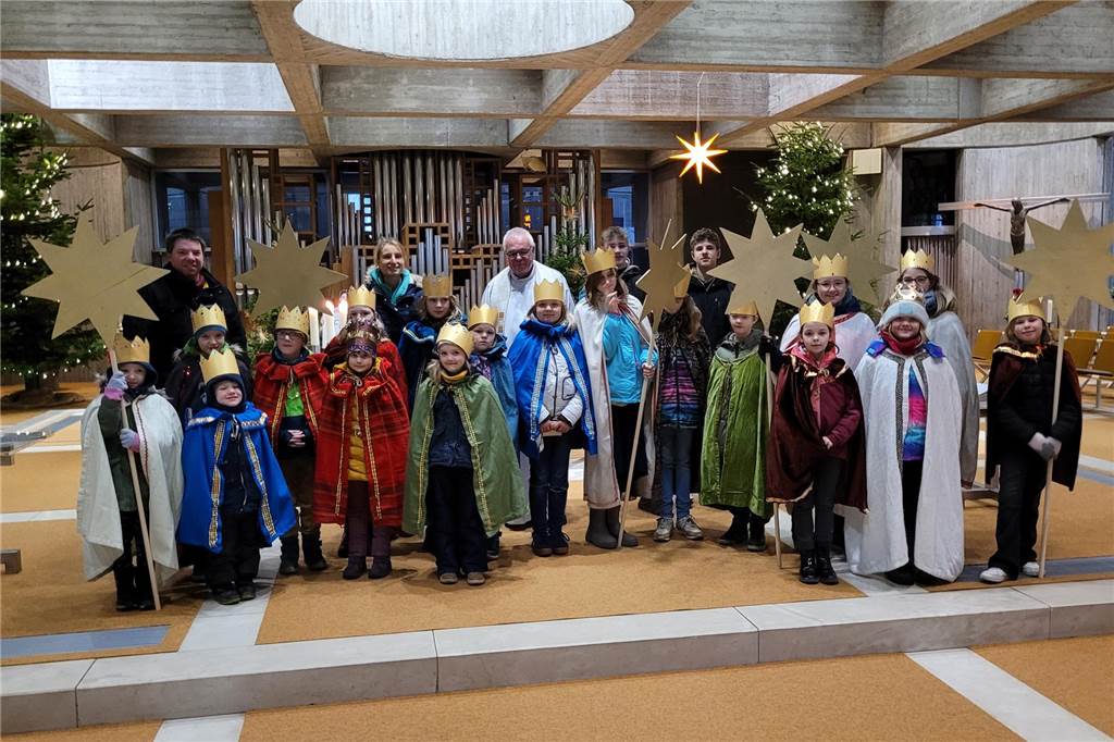 Die Sternsinger in St. Barabara