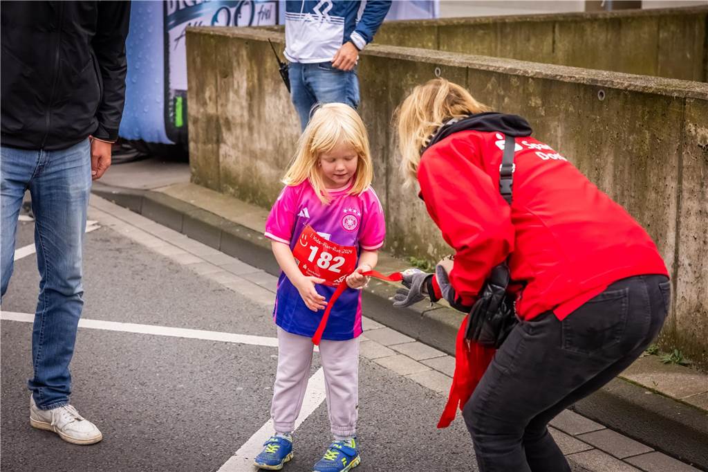 Die Stimmung bei dem Kinderlauf Kids Fun Run am Phoenix-See war großartig.
