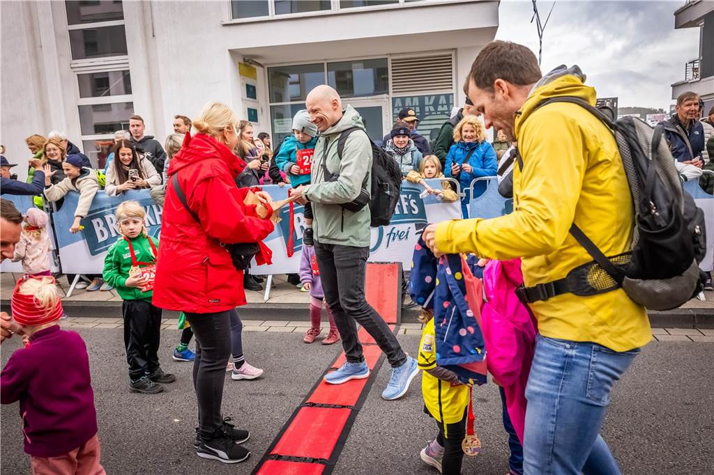 Die Stimmung bei dem Kinderlauf Kids Fun Run am Phoenix-See war großartig.