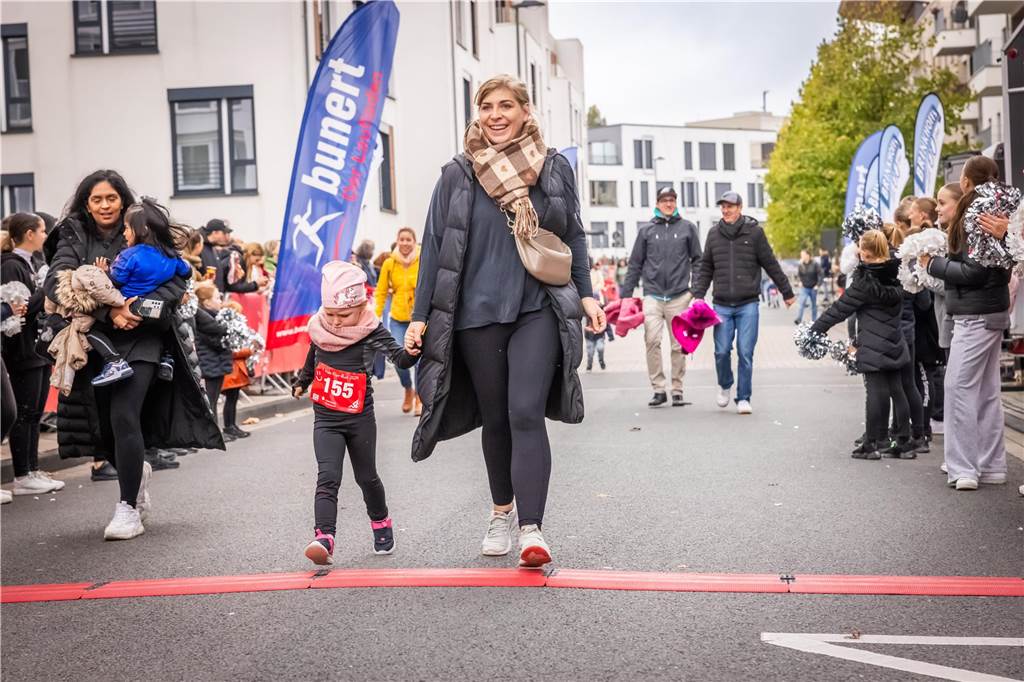 Die Stimmung bei dem Kinderlauf Kids Fun Run am Phoenix-See war großartig.
