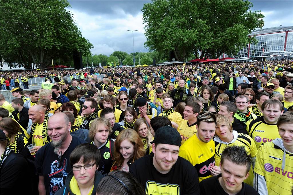 Die Stimmung bei den Fans war prächtig.