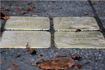 Die Stolpersteine sollen an NS-Opfer erinnern.