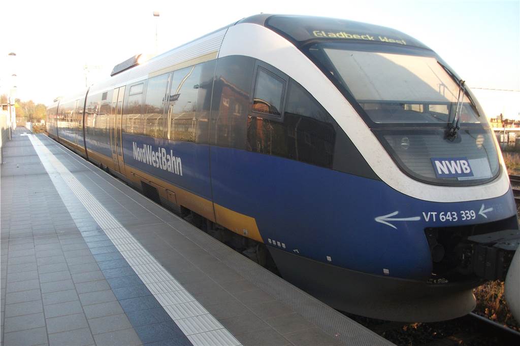 Spanische Elektro-Züge sind bald auf den Gleisen in Dorsten unterwegs Zug der Nordwestbahn