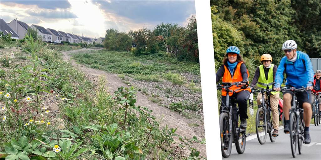 Wieder verschoben: Stadt nennt neuen Termin für wichtigen Radweg Die Trasse ist freigeräumt. Bis auf der Verlängerung des Bananenradwegs aber tatsächlich Fahrräder fahren können, wird noch einige Zeit vergehen.