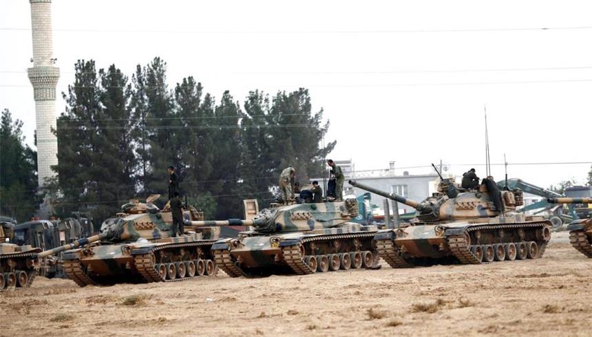 Türkei schickt Armee nach Nordsyrien Die Türkei hat Kampftruppen in den Norden Syriens geschickt.