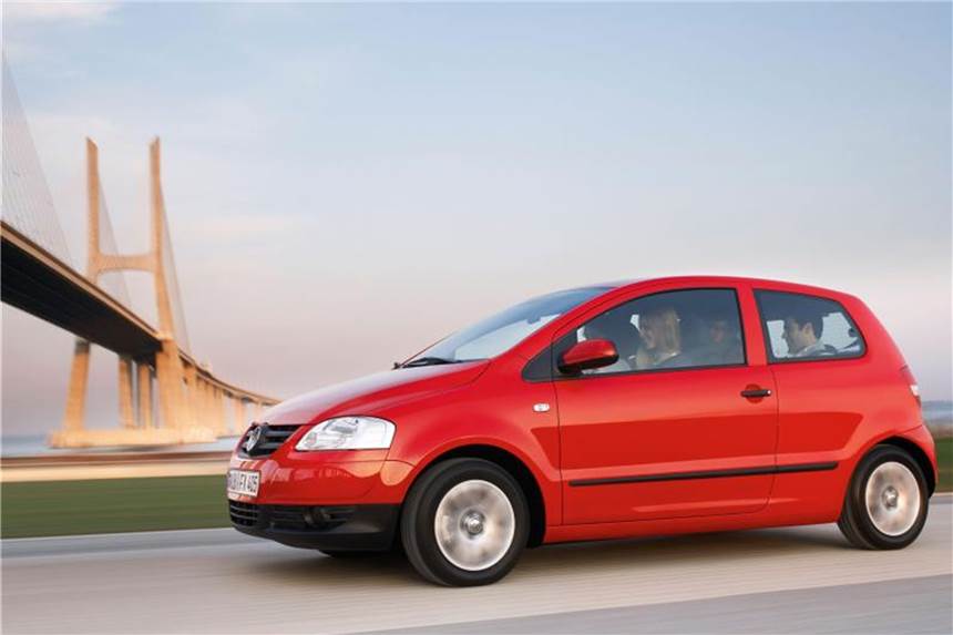 Die Tüv-Experten halten den VW Fox für nur „bedingt empfehlenswert“, in der ADAC-Pannenstatistik schneidet er dagegen mit guten bis sogar sehr guten Werten ab. Foto: Volkswagen AG