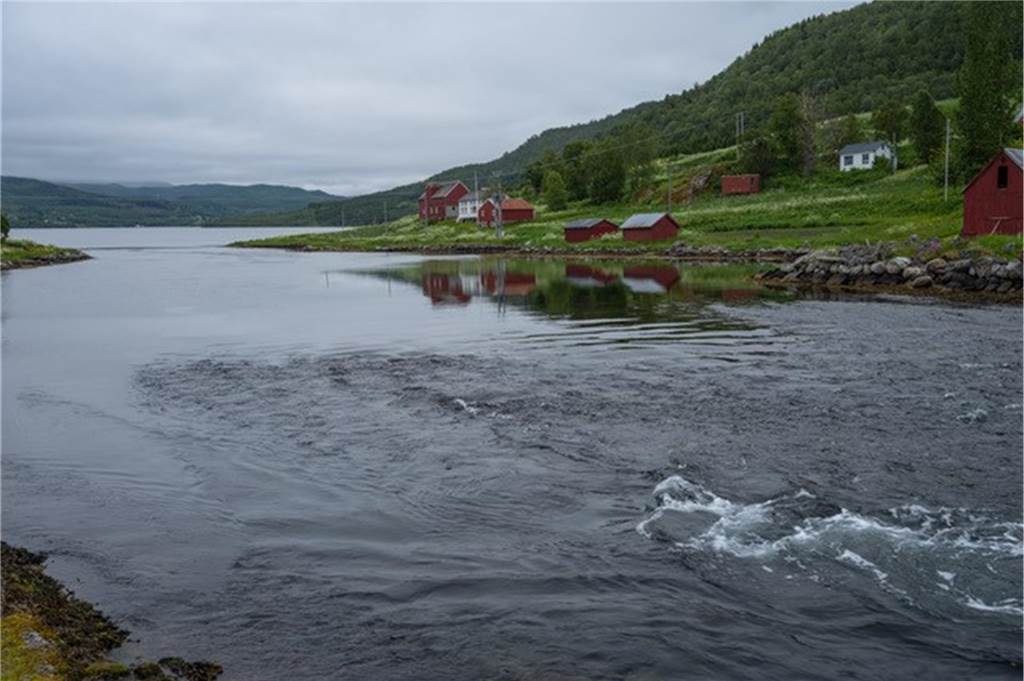 Skandinavien-Rundreise von Schwerter führt auf die Lofoten Flusszulauf auf den Lofoten