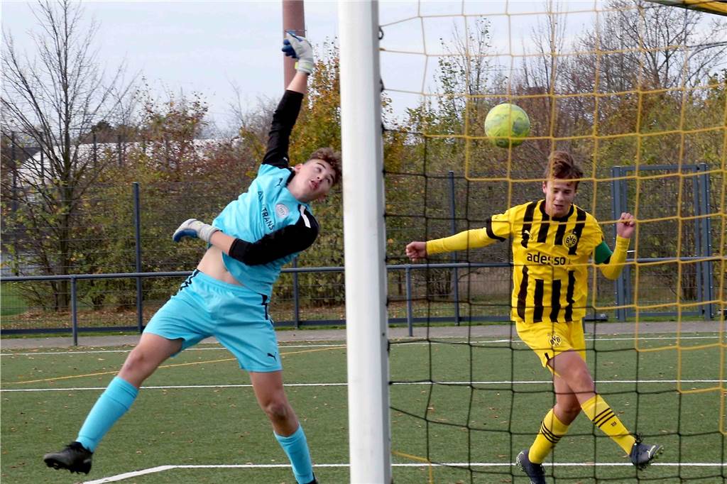 Die U15 des BVB gewann das Regionalliga-Derby gegen den Hombrucher SV mit 7:2.