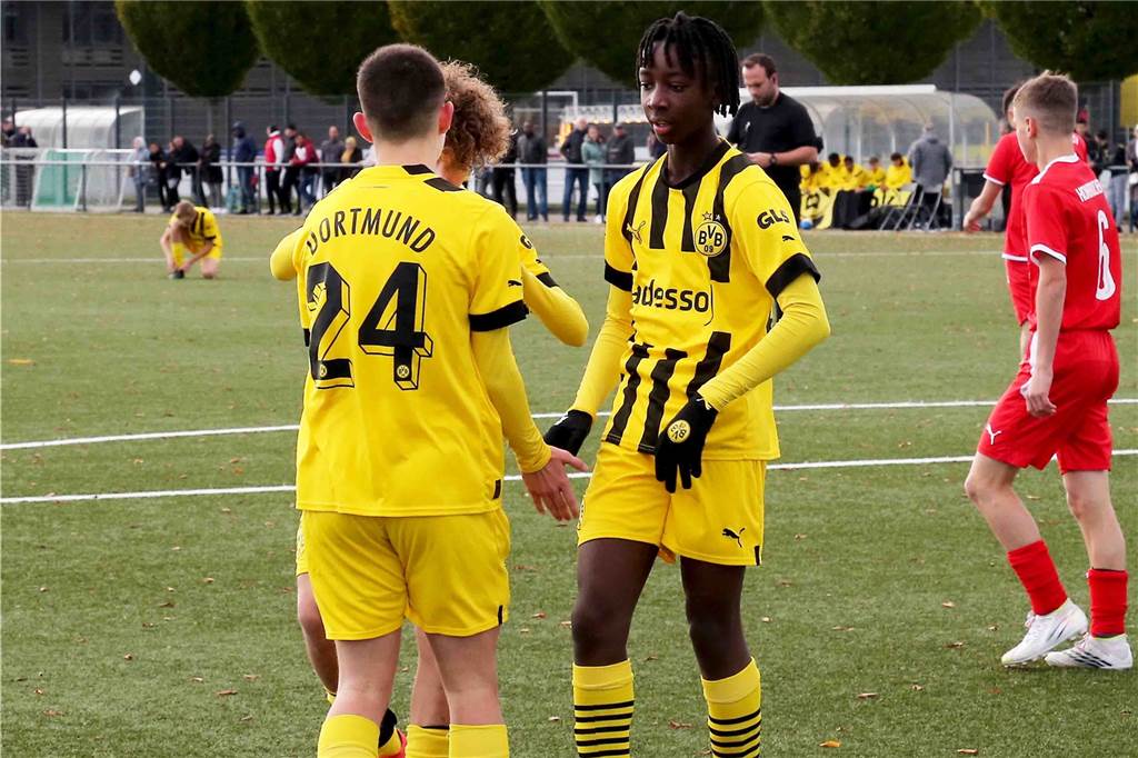 Die U15 des BVB gewann das Regionalliga-Derby gegen den Hombrucher SV mit 7:2.