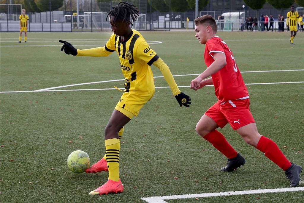 Die U15 des BVB gewann das Regionalliga-Derby gegen den Hombrucher SV mit 7:2.