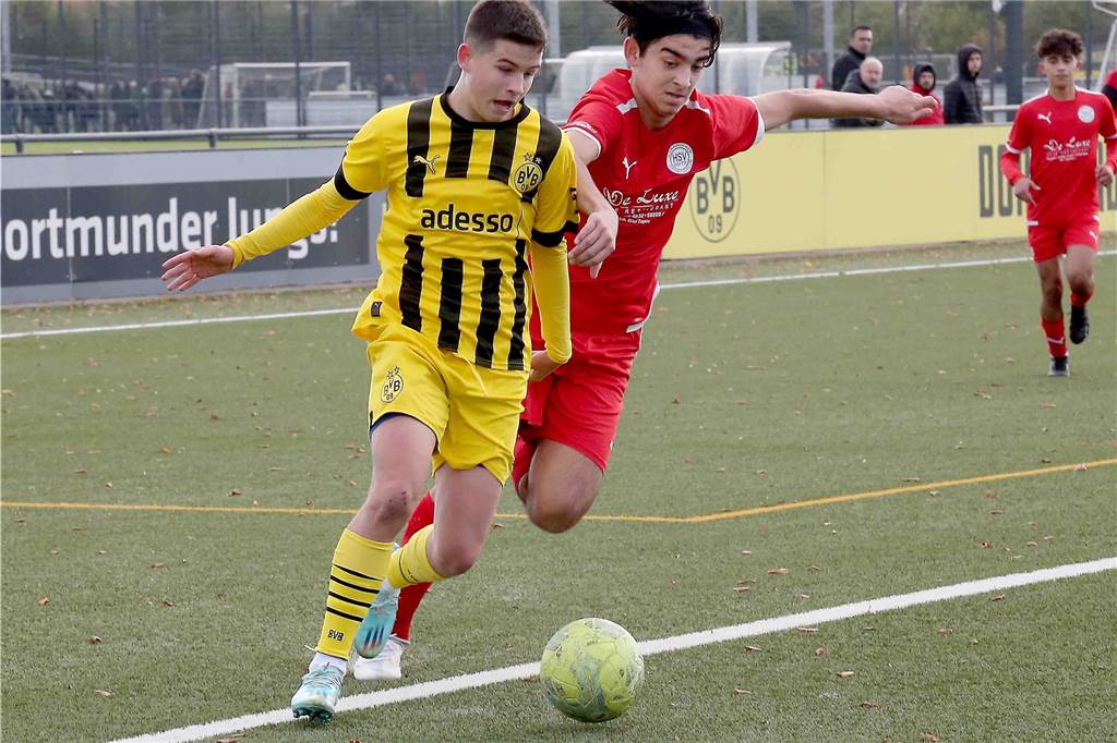 Die U15 des BVB gewann das Regionalliga-Derby gegen den Hombrucher SV mit 7:2.