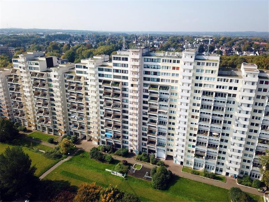 Die über 400 Wohnungen des Dorstfelder Hannibals stehen seit der Zwangsräumung Ende September leer - und werden das wohl noch einige Zeit sein.