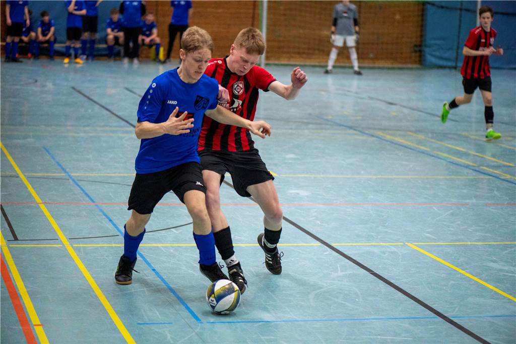 Die Überraschung blieb aus: U19-Westfalenligist TuS Haltern am See hat sich bei der Hallen-Stadtmeisterschaft der A-Junioren souverän mit drei Siegen aus drei Spielen durchgesetzt. Zweiter wurde der SV Bossendorf, Dritter die JSG ETuS/Lippramsdorf und Vierter der SV Hullern.