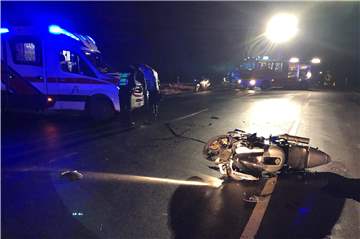 Die Unfallstelle am Freitagabend (22.11.) in Nordkirchen.