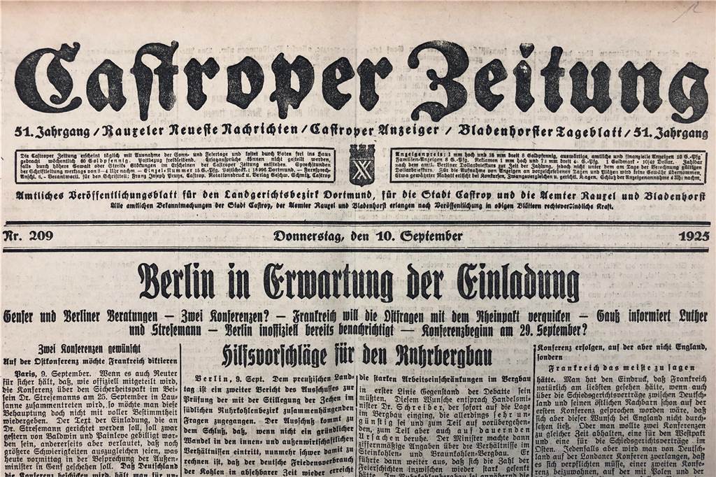 Die angekündigte Konferenz spielt eine wichtige Rolle für die europäische Integration vor dem ersten Weltkrieg.