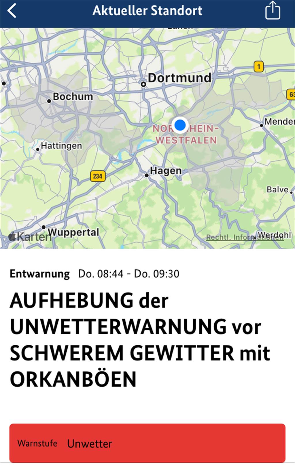 Sturm in Schwerte: Mehrere Einsätze für die Feuerwehr – So wird das Wetter am Samstag Die Unwetterwarnung ist aufgehoben.