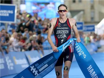 Die US-Amerikanerin Gwen Jorgensen hat sich den WM-Titel gesichert. Foto: Axel Heimken