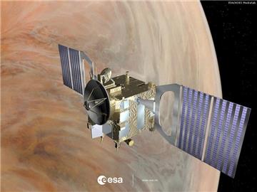 Die Venus ist nach Erkenntnissen der Europäischen Raumfahrtagentur im oberen Teil ihrer Atmosphäre von einer schützenden Ozonschicht umgeben. Foto: Esa