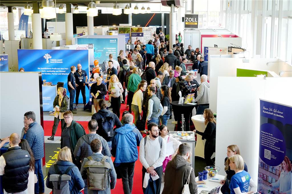 Jobmesse Dortmund 2025 am Wochenende Überblick über die Messestände auf der jobmesse dortmund.