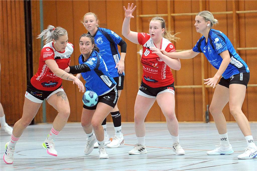 HVE Villigst-Ergste mit Wut im Bauch ins Lokalduell: HSG-Motto: Wenn nicht jetzt, wann dann? Die Verbandsliga-Handballerinnen des HVE Villigst-Ergste.