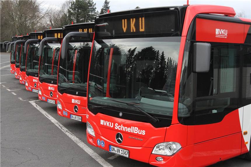 Busse in Lünen und Selm fahren bis Mitte Februar nach Ferienfahrplan Die Verkehrsgesellschaft Kreis Unna (VKU) fährt weiterhin nach Ferienfahrplan