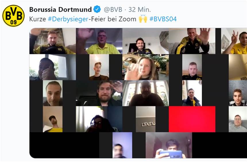BVB will Sieg gegen S04 im Netz feiern - wenige Chaoten sabotieren das Die virtuelle Derbysieger-Feier des BVB musste am Samstagabend abgebrochen werden.