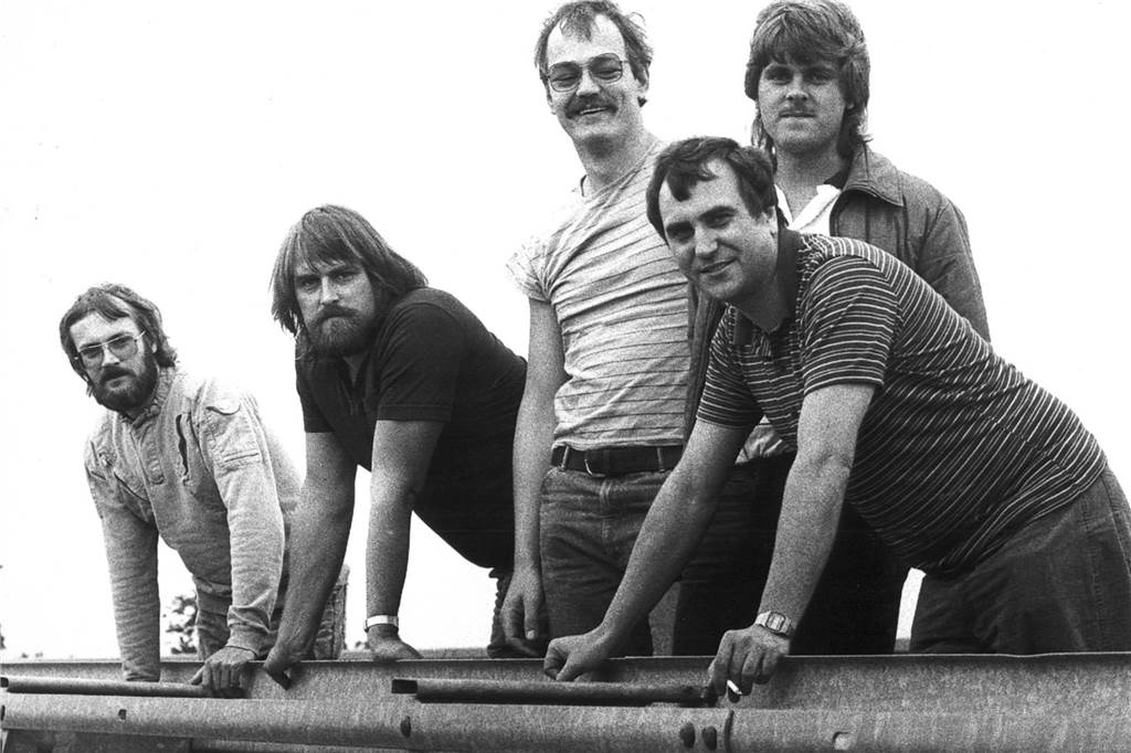 40 Jahre „Virus D“: Deutsch-Rock-Band wieder im Aufnahmestudio Die Virus D-Urbesetzung im Jahre 1983