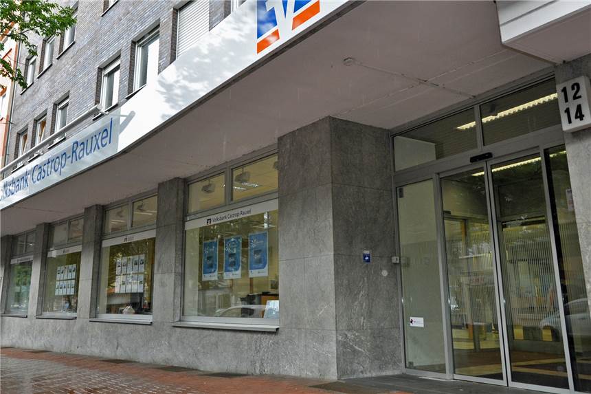 Volksbank Castrop-Rauxel: Höhere Bilanzsumme, mehr Kredite, die letzte Filiale Die Volksbank Castrop-Rauxel ist nur noch am Biesenkamp in Castrop vertreten.