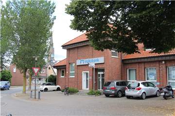 Die Volksbankfiliale an der Ludgeristraße schießt.