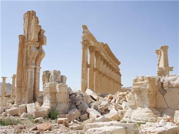 Die vom IS zerstörte Oasenstadt Palmyra lässt sich nach Ansicht des Altertumsexperten Udo Hartmann wieder aufbauen. Foto: Youssef Badawi