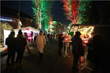 Die Vorbereitungen für den Adventsmarkt laufen.