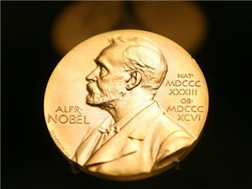 Die Vorderseite der Nobelpreis-Medaille für Literatur, Physik, Chemie und Medizin: Die Auszeichnungen werden in Stockholm und Oslo verliehen. Foto: Kay Nietfeld