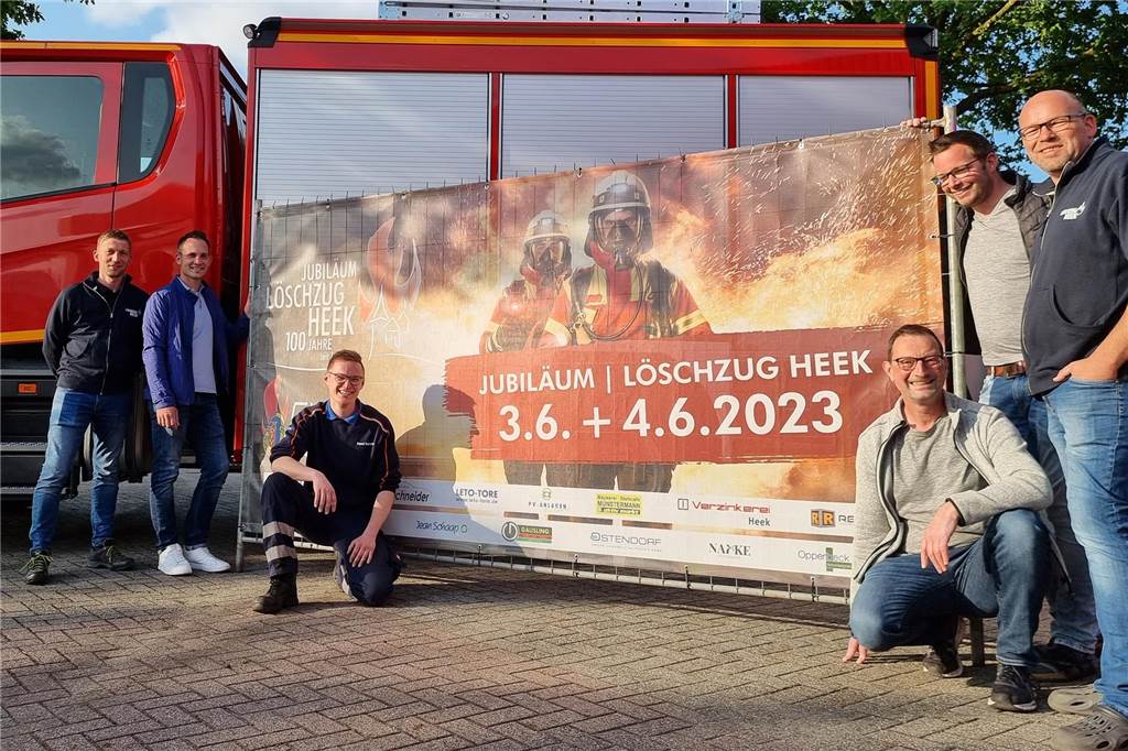 100 Jahre Löschzug Heek: Großes Festwochenende steht vor der Tür Die Vorfreude beim Löschzug Heek auf die große Sause ist riesig. Zusammen mit der Heeker Bevölkerung soll der 100. Geburtstag gebührend gefeiert werden.