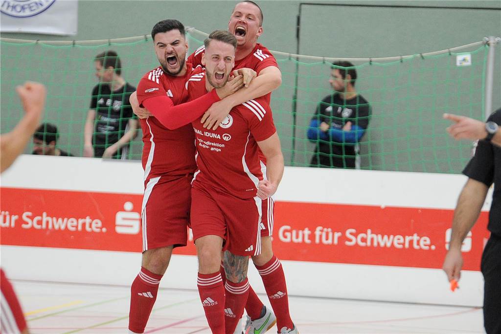 Die Vorrunde der 37. Schwerter Hallenfußball-Stadtmeisterschaft.