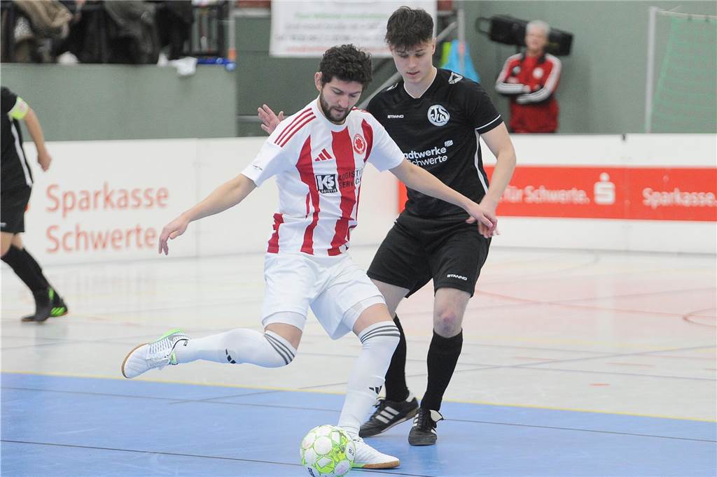 Die Vorrunde der 37. Schwerter Hallenfußball-Stadtmeisterschaft.