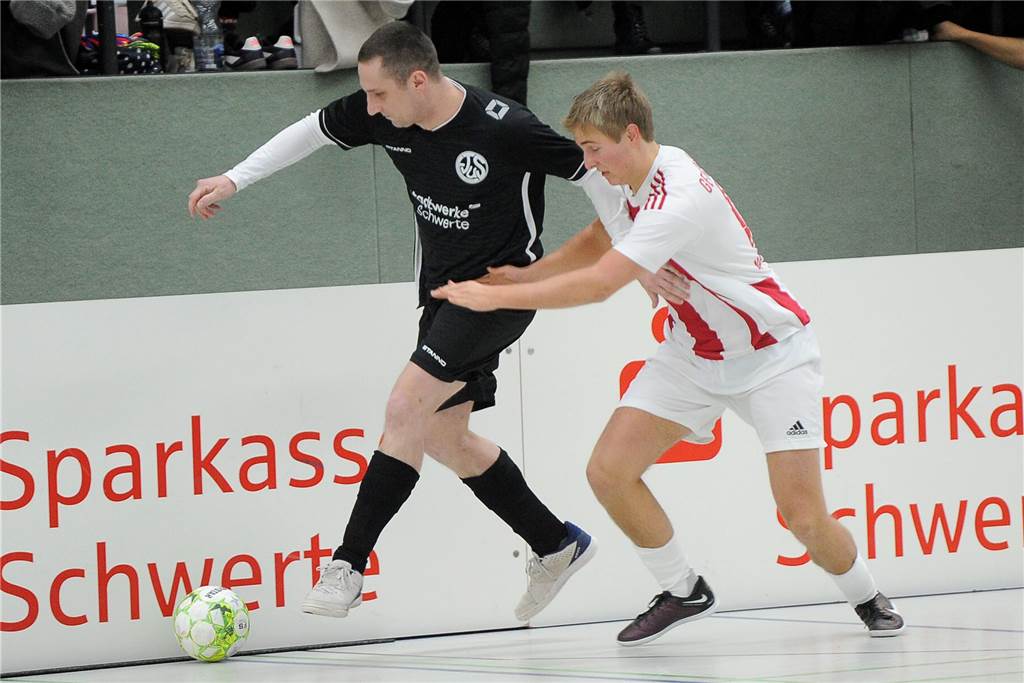 Die Vorrunde der 37. Schwerter Hallenfußball-Stadtmeisterschaft.