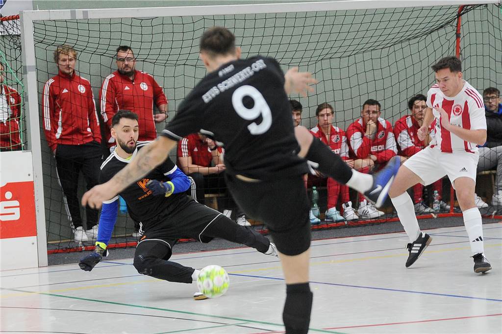 Die Vorrunde der 37. Schwerter Hallenfußball-Stadtmeisterschaft.