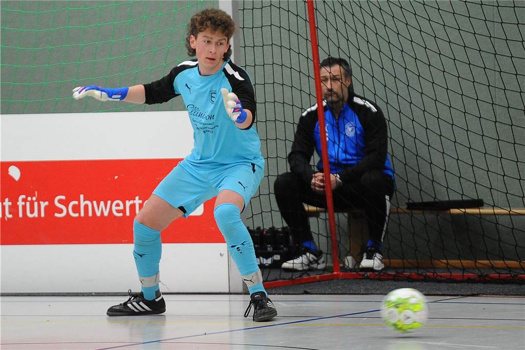 Die Vorrunde der 37. Schwerter Hallenfußball-Stadtmeisterschaft.