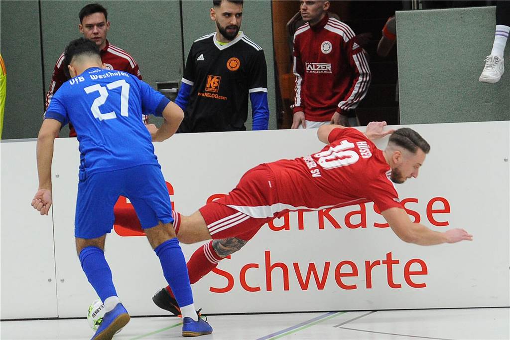 Die Vorrunde der 37. Schwerter Hallenfußball-Stadtmeisterschaft.