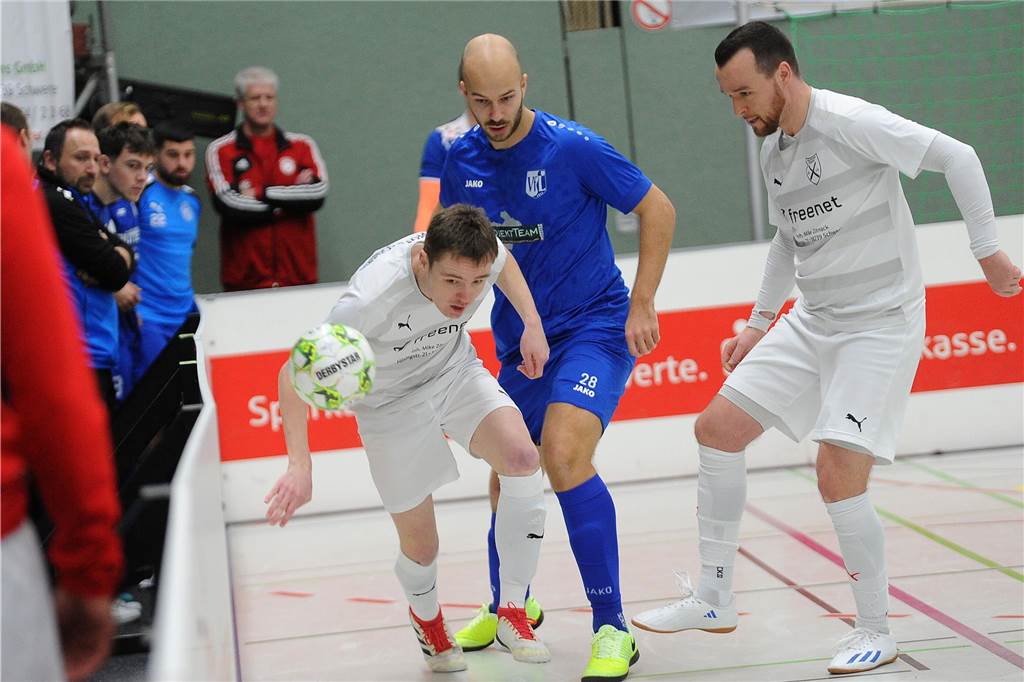 Die Vorrunde der 37. Schwerter Hallenfußball-Stadtmeisterschaft.