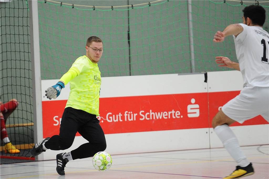 Die Vorrunde der 37. Schwerter Hallenfußball-Stadtmeisterschaft.